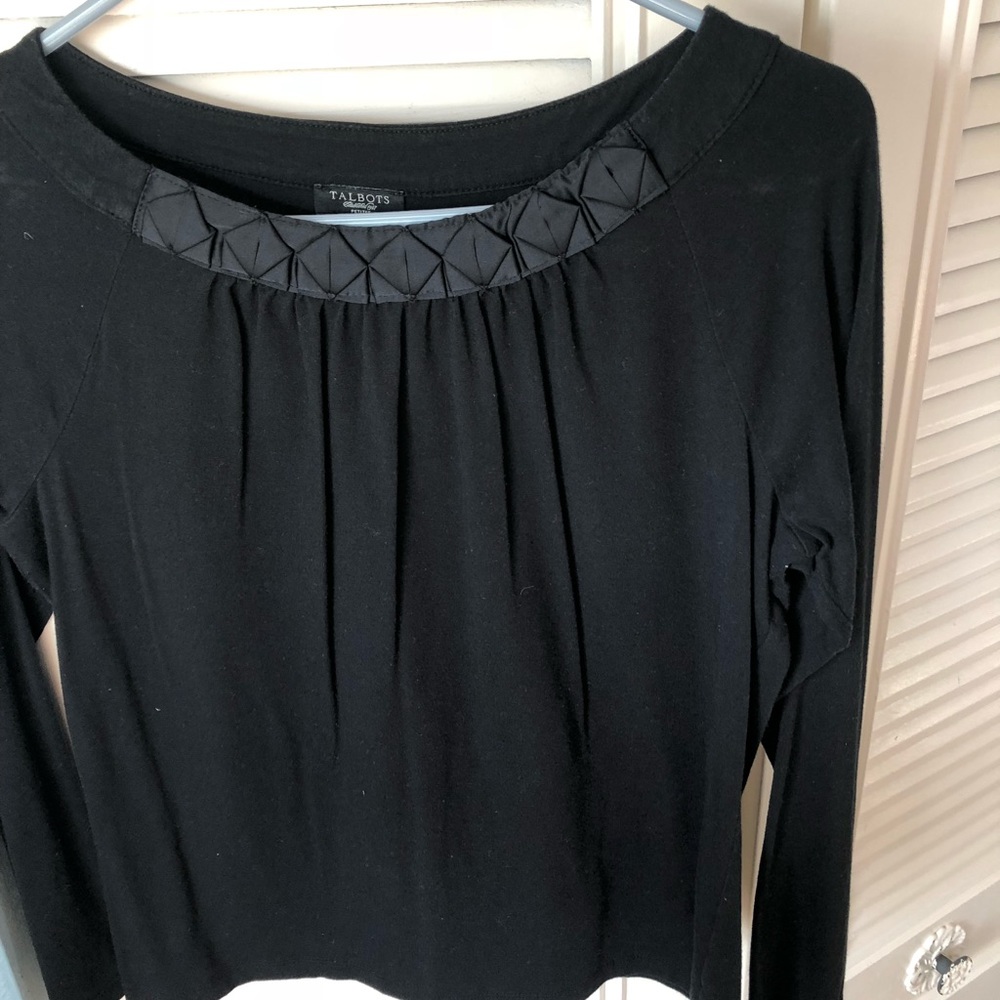 Talbots women’s black sweater design size M